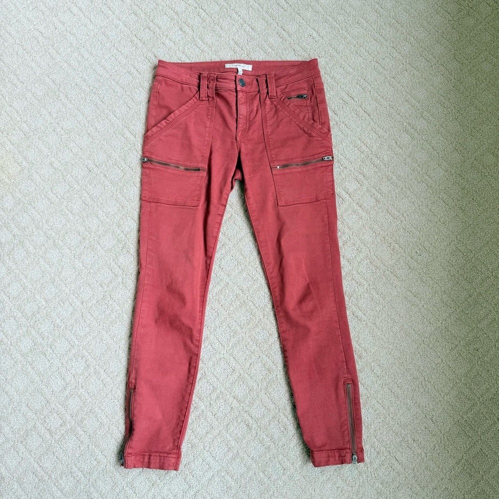 Joie Park Skinny Jeans Rust Color size 27